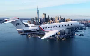 Falcon 10X private jet wallpapers
