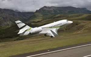 Falcon 2000S private jet wallpapers