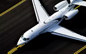 Falcon 6X private jet wallpapers