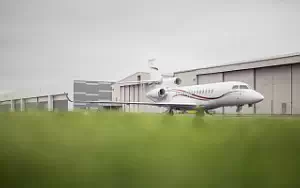 Falcon 7X private jet wallpapers