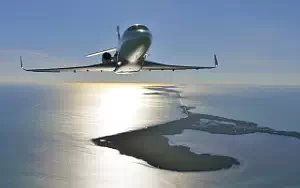 Falcon 900LX private jet wallpapers