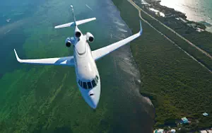 Falcon 900LX private jet wallpapers