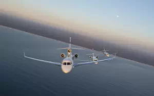 Falcon private jet wallpapers