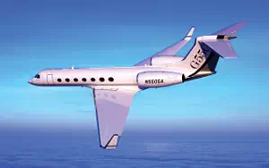 Gulfstream G550 private jet wallpapers