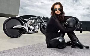 Bikes and Girls wide wallpapers and HD wallpapers