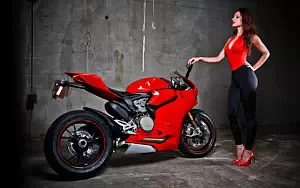 Bikes and Girls wide wallpapers and HD wallpapers