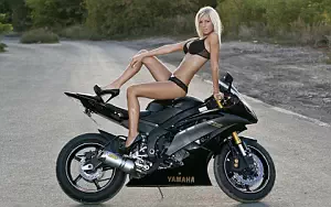 Bikes and Girls wide wallpapers and HD wallpapers