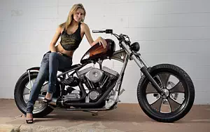 Bikes and Girls wide wallpapers and HD wallpapers