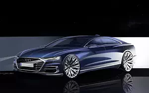 Audi A8 L car sketch wide wallpapers and HD wallpapers