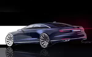 Audi A8 L car sketch wide wallpapers and HD wallpapers