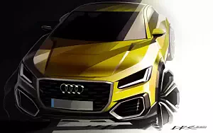 Audi Q2 TDI quattro car sketch wide wallpapers and HD wallpapers