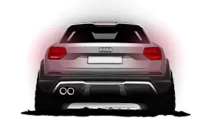 Audi Q2 TFSI quattro S-line car sketch wide wallpapers and HD wallpapers