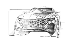 Audi Q8 Sport Concept car sketch wide wallpapers and HD wallpapers