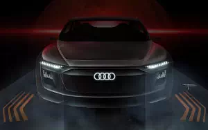 Audi e-tron Sportback Concept car sketch wide wallpapers and HD wallpapers