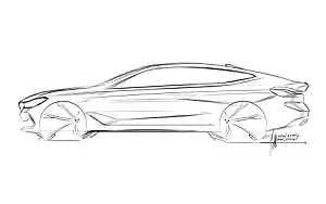 BMW 6-series Gran Turismo car sketch wide wallpapers and HD wallpapers