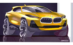 BMW X2 M Sport X car sketch wide wallpapers and HD wallpapers