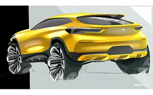 BMW X2 M Sport X car sketch wide wallpapers and HD wallpapers