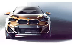 BMW X2 M Sport X car sketch wide wallpapers and HD wallpapers