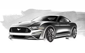 Ford Mustang GT car sketch wide wallpapers and HD wallpapers