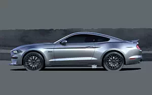 Ford Mustang GT car sketch wide wallpapers and HD wallpapers