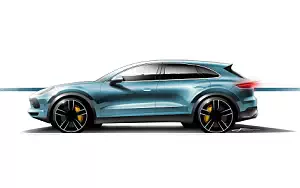 Porsche Cayenne car sketch wide wallpapers and HD wallpapers