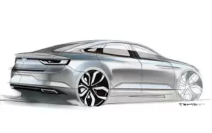 Renault Talisman car sketch wide wallpapers and HD wallpapers