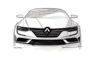 Renault Talisman car sketch wide wallpapers and HD wallpapers