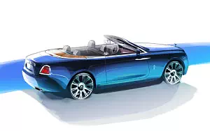 Rolls-Royce Dawn car sketch wide wallpapers and HD wallpapers