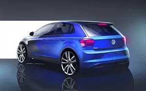 Volkswagen Polo car sketch wide wallpapers and HD wallpapers