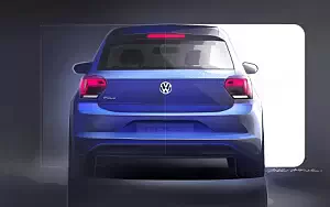 Volkswagen Polo car sketch wide wallpapers and HD wallpapers