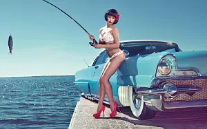 Cars and Girls wide wallpapers and HD wallpapers