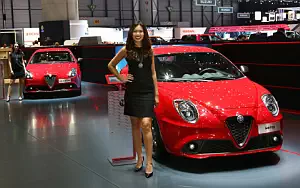 Alfa Romeo and Girl wide wallpapers and HD wallpapers