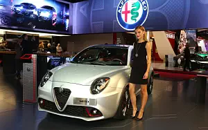 Alfa Romeo and Girl wide wallpapers and HD wallpapers