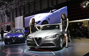 Alfa Romeo and Girl wide wallpapers and HD wallpapers