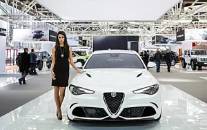 Alfa Romeo and Girl wide wallpapers and HD wallpapers