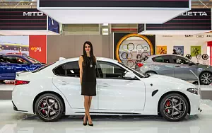 Alfa Romeo and Girl wide wallpapers and HD wallpapers