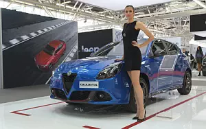 Alfa Romeo and Girl wide wallpapers and HD wallpapers