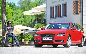 Audi and Girl wide wallpapers and HD wallpapers