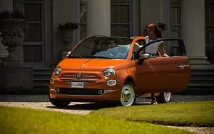 Fiat and Girl wide wallpapers and HD wallpapers