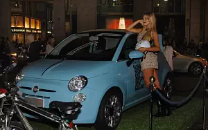 Fiat and Girl wide wallpapers and HD wallpapers