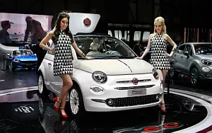 Fiat and Girl wide wallpapers and HD wallpapers