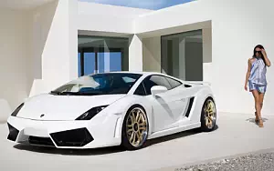 Lamborghini and Girl wide wallpapers and HD wallpapers