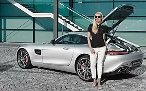 Mercedes-Benz and Girl wide wallpapers and HD wallpapers