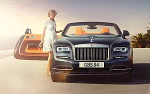 Rolls-Royce and Girl wide wallpapers and HD wallpapers