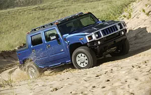 Hummer H2 SUT Pacific Blue Limited Edition 4x4 Off Road wide wallpapers and HD wallpapers