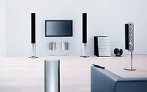 Bang & Olufsen BeoVision 4 with BeoSystem 1 BeoLab 1 BeoSound 9000 BeoLab 4000 BeoLab 2 and BeoLab 6000 wide wallpapers and HD wallpapers
