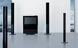 Bang & Olufsen BeoVision Avant in a DSS set up wide wallpapers and HD wallpapers
