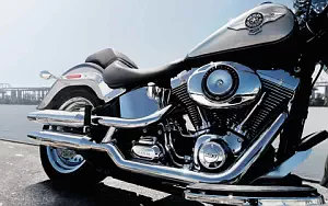 Harley-Davidson Softail Fat Boy motorcycle wallpapers