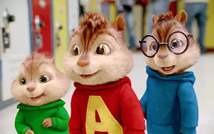 Alvin and The Chipmunks - The Squeakquel movie wide wallpapers