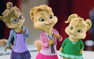 Alvin and The Chipmunks - The Squeakquel movie wide wallpapers